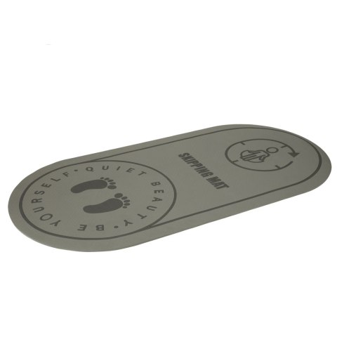 Mata fitness do ćwiczeń jogi skakania na skakance wygłuszająca antypoślizgowa 125x61,5x0,6 cm szara Kik Sp. z o. o. Sp. k.