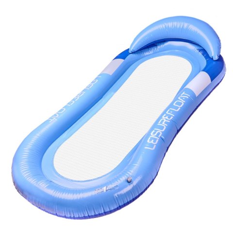 Materac dmuchany do pływania basenu wodny z siatką niebieski Kik Sp. z o. o. Sp. k.