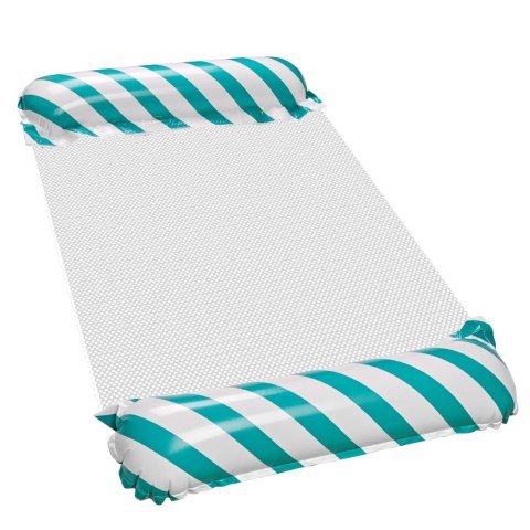 Materac dmuchany plażowy hamak wodny leżak fotel krzesło do pływania basenu niebieski Kik Sp. z o. o. Sp. k.