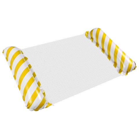 Materac dmuchany plażowy hamak wodny leżak fotel krzesło do pływania basenu żółty Kik Sp. z o. o. Sp. k.