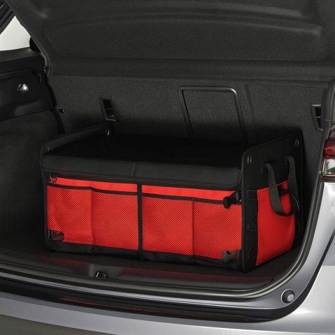 Organizer do bagażnika duża torba do samochodu czarny czerwony Kik Sp. z o. o. Sp. k.