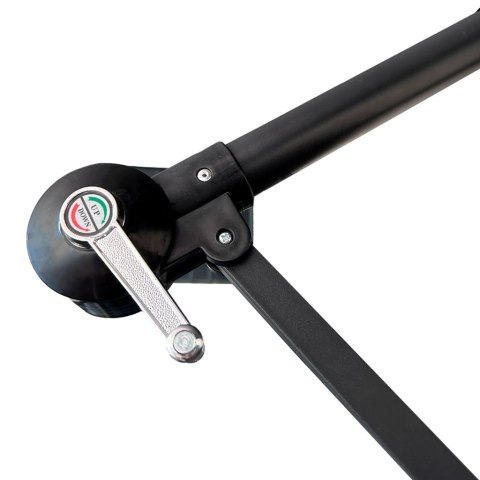 Parasol ogrodowy LUARO duży składany z wysięgnikiem 290cm czarny Kik Sp. z o. o. Sp. k.