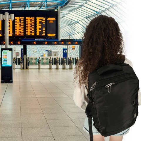 Plecak podróżny do samolotu bagaż podręczny kabinowy turystyczny wodoodporny 45x32cm Kik Sp. z o. o. Sp. k.