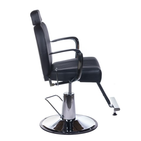 Fotel barberski BJORN BH-3318 Czarny matowy