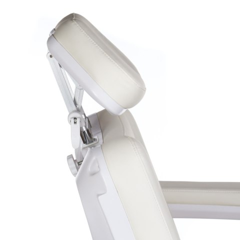 Elektryczny fotel kosmet podgrzewany BR-6686 biały