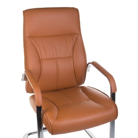Fotel konferencyjny CorpoComfort BX-5085C Brązowy