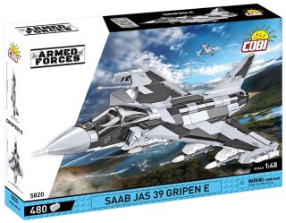 Klocki Armed Forces SAAB Jas 39 Gripen E 480 klocków Cobi Klocki