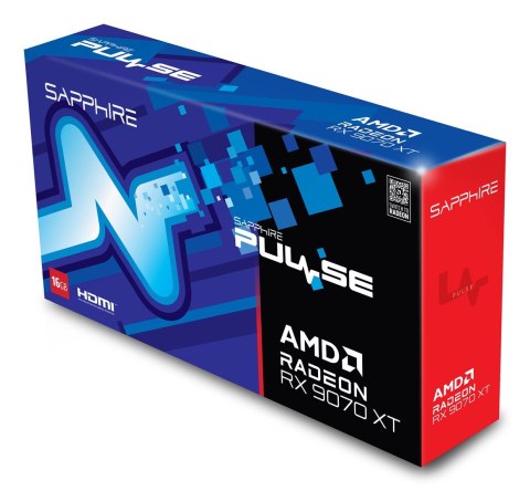 Karta graf. SAPPHIRE PULSE RX 9070 XT GAMING 16GB (WYPRZEDAŻ)
