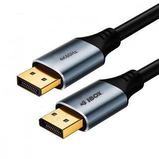 Kabel DisplayPort 4k60Hz złota wtyczka 1m
