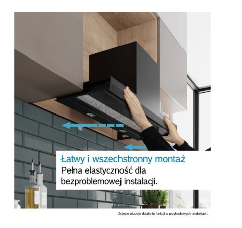 Okap zintegrowany DBB63BC60 Serie 2 czarny