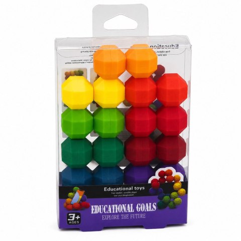 Manipulacyjne Kulki Antystresowe Gra Układanka Logiczna Zręcznościowa LEAN TOYS