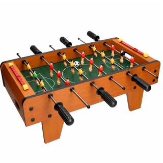 Piłkarzyki Stołowe Gra Zręcznościowa Mini Stół Do Gry Drewniany 50cm LEAN Toys