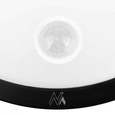 Lampa LED, IP65 , czujnik PIR, MCE525 B 10W, 1000lm, neutral white 4000K