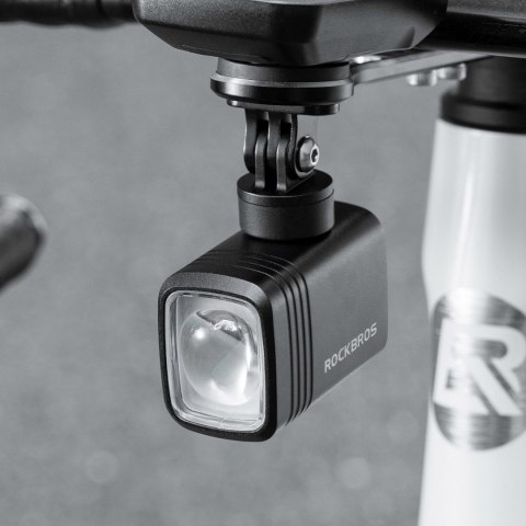 Lampka rowerowa przednia akumulatorowa 1000 lm 2800 mAh - czarna ROCKBROS