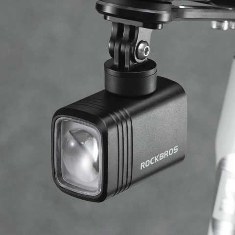 Lampka rowerowa przednia akumulatorowa 1000 lm 2800 mAh - czarna ROCKBROS