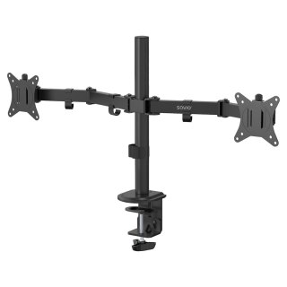 SAVIO PODWÓJNY UCHWYT BIURKOWY NA MONITORY 17" - 32" 2X 2 - 9 KG UM-03