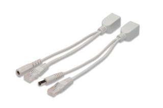 Zestaw pasywnych kabli PoE FastEthernet 10/100Mbps DC 5.5mm/2.1mm