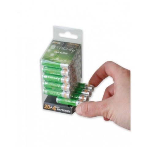 Baterie alkaliczne LR03 AAA 24szt,(IBT-LR03T24B)