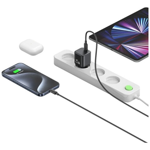 Ładowarka sieciowa JC Series CC289 25W GaN Fast Charger USB-C czarna