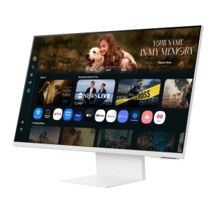 Monitor 32 cale Smart M8 M80F VA 3840x2160 UHD 16:9 1xHDMI 1xUSB-C 1xUSB-A 4ms 60Hz Smart TV płaski 3Y2d2 (LS32FM801UUXDU)