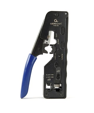 Uniwersalna zaciskarka wtyków RJ45 / RJ12 / RJ11/ Pass-through