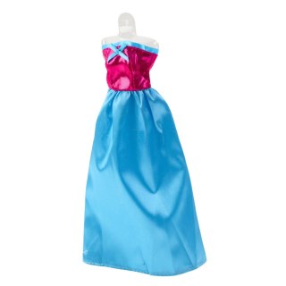 Zestaw Sukienki Dla Lalek Anlili Buty Torebka Korony Akcesoria 9 el. LEAN Toys