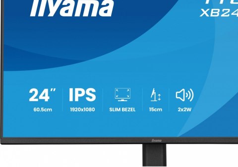 Monitor 23.8 cala XB2491HS-B1 IPS,HDMI,DP,1ms,350cd, 1500:1,120Hz,2x2W,HAS150 (PIVOT)