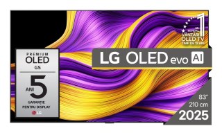 Telewizor LG OLED83G51LW OLED EVO 83'' 4K Ultra HD 165Hz WebOS Dolby Atmos Czarny