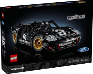 Klocki Technic 42223 Samochód wyścigowy 1966 Ford GT40 MKII