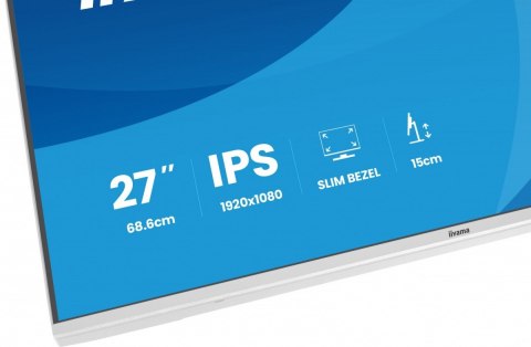 Monitor 27 cali XB2797HSU-W1 IPS, FHD, HDMI, DP, 120Hz, 2xUSBv3.2, 2xUSB-C, 350 CD, x2W, HAS 150/PIVOT, Biały