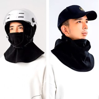Kominiarka outdoor wiatroszczelna wodoszczelna polar - czarna ROCKBROS
