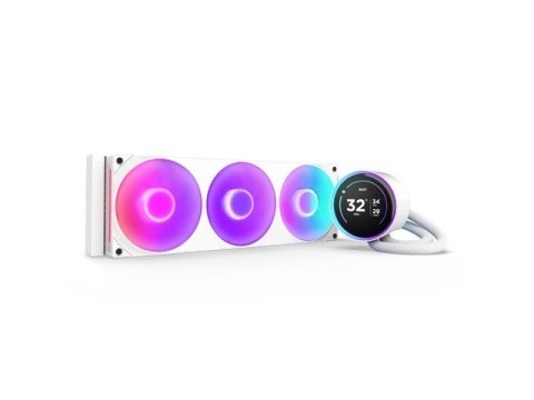 Chłodzenie wodne Kraken elite 360 RGB V2 LCD białe