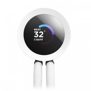 Chłodzenie wodne Kraken plus 360 RGB LCD białe