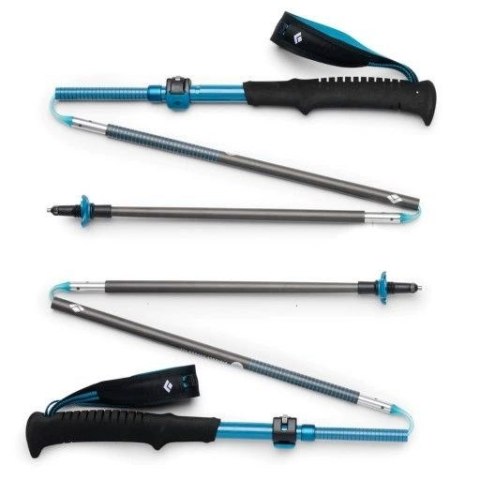 Kije trekkingowe składane Black Diamond Distance Carbon FLZ 110cm, desert sky