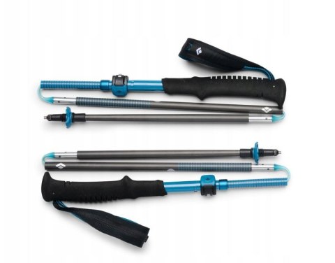 Kije trekkingowe składane Black Diamond Distance Carbon FLZ 110cm, desert sky