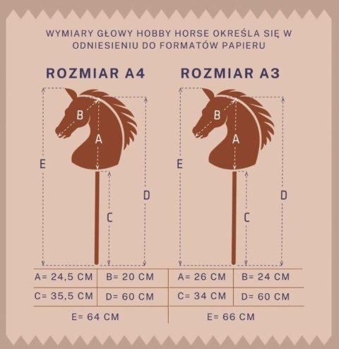 Koń na kiju Hobby Horse HOPPIHORSE A3 szary, maść siwa