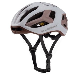 Kask rowerowy szosowy ultralekki 54-58 cm - taupe WOZINSKY