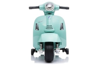 Skuter na Akumulator Vespa GTS 300 Mini Dla Dzieci Światło LED Turkusowy LEAN CARS