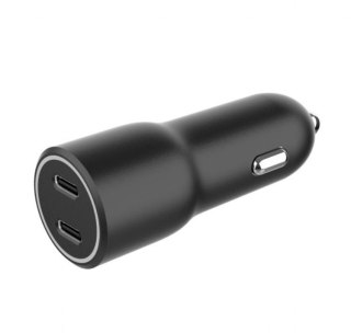 Ładowarka samochodowa 2xUSB-C PD 40W czarna Gembird