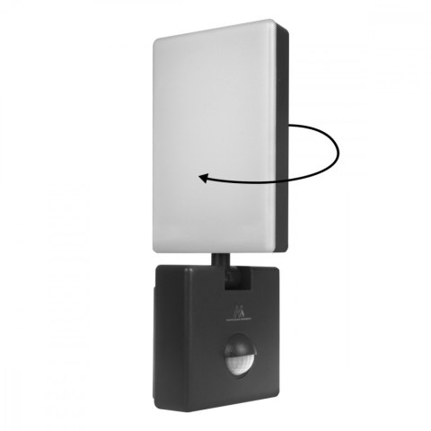 Lampa LED z czujnikiem ruchu MCE516 B 10W IP65 Maclean