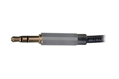 Kabel audio 3,5 mm męski na 2RCA męski 5m czarny