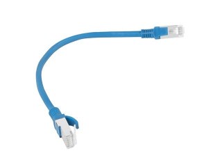 Patchcord UTP Lanberg PCU6-10CC-0025-B (RJ45 - RJ45 ; 0,25m; UTP; kat. 6; kolor niebieski)