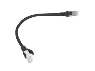 Patchcord UTP Lanberg PCU6-10CC-0025-BK (RJ45 - RJ45 ; 0,25m; UTP; kat. 6; kolor czarny)
