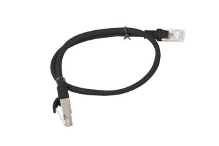 Patchcord UTP Lanberg PCU6-10CC-0050-BK (RJ45 - RJ45 ; 0,50m; UTP; kat. 6; kolor czarny)