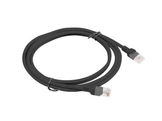 Patchcord UTP Lanberg PCU6-10CC-0200-BK (RJ45 - RJ45 ; 2m; UTP; kat. 6; kolor czarny)