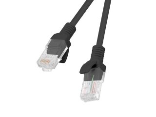 Patchcord UTP Lanberg PCU6-10CC-0300-BK (RJ45 - RJ45 ; 3m; UTP; kat. 6; kolor czarny)