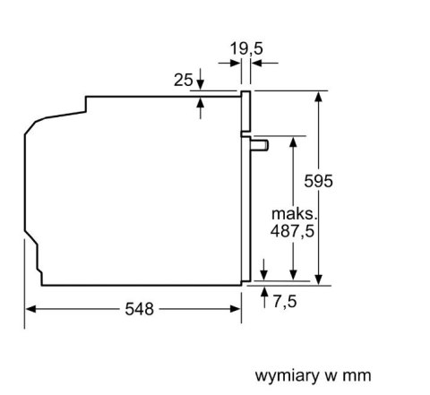 Piekarnik HBA534BW3 biały Serie 4