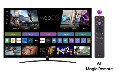Telewizor LG NanoCell 65NANO81A3A 65'' 4K Ultra HD WebOS Dolby Digital DVB-T2 Czarny