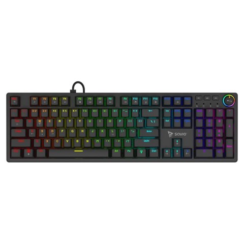 Klawiatura mechaniczna STYX Outemu Red Hot Swap RGB