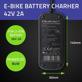 Ładowarka Pro do roweru Bosch 36V | 42V | 2A | Bosch plug | wodoodporna + kabel zasilający
